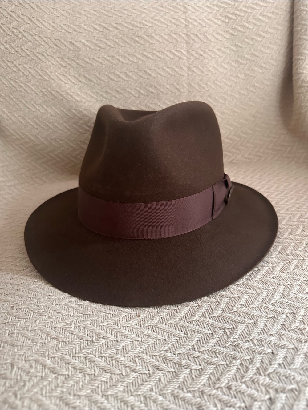 Indiana Jones Men’s 100% Wool Fedora - Picture 3 of 9